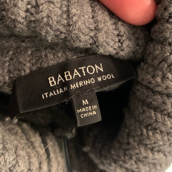 Babaton 100% wool turtleneck sweater - Picture 5 of 6